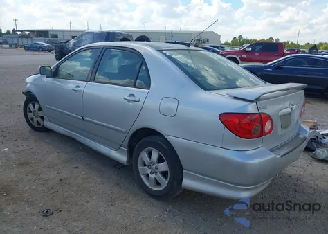 2007 Toyota Corolla S из США, поврежденный, VIN 1NXBR32E07Z837516